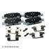 085-6573 by BECK ARNLEY - PREMIUM ASM PADS W / HARDWARE