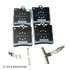 085-6629 by BECK ARNLEY - PREMIUM ASM PADS W / HARDWARE