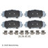 085-6786 by BECK ARNLEY - PREMIUM ASM PADS W / HARDWARE