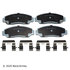 085-6766 by BECK ARNLEY - PREMIUM ASM PADS W / HARDWARE