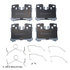 085-6993 by BECK ARNLEY - PREMIUM ASM PADS W / HARDWARE