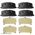 089-1220 by BECK ARNLEY - PREMIUM BRAND BRAKE PADS