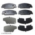 089-1252 by BECK ARNLEY - PREMIUM BRAND BRAKE PADS