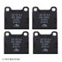 089-0407 by BECK ARNLEY - PREMIUM BRAND BRAKE PADS