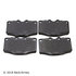 089-0852 by BECK ARNLEY - PREMIUM BRAND BRAKE PADS