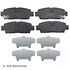 089-1534 by BECK ARNLEY - PREMIUM BRAND BRAKE PADS