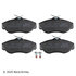 089-1587 by BECK ARNLEY - PREMIUM BRAND BRAKE PADS