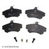 089-1600 by BECK ARNLEY - PREMIUM BRAND BRAKE PADS