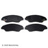 089-1612 by BECK ARNLEY - PREMIUM BRAND BRAKE PADS