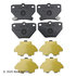 089-1636 by BECK ARNLEY - PREMIUM BRAND BRAKE PADS