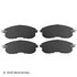 089-1640 by BECK ARNLEY - PREMIUM BRAND BRAKE PADS