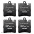 089-1629 by BECK ARNLEY - PREMIUM BRAND BRAKE PADS