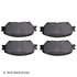 089-1657 by BECK ARNLEY - PREMIUM BRAND BRAKE PADS