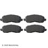 089-1656 by BECK ARNLEY - PREMIUM BRAND BRAKE PADS