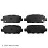 089-1687 by BECK ARNLEY - PREMIUM BRAND BRAKE PADS