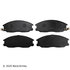 089-1675 by BECK ARNLEY - PREMIUM BRAND BRAKE PADS