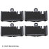 089-1695 by BECK ARNLEY - PREMIUM BRAND BRAKE PADS