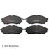 089-1689 by BECK ARNLEY - PREMIUM BRAND BRAKE PADS