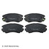 089-1706 by BECK ARNLEY - PREMIUM BRAND BRAKE PADS