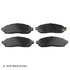 089-1726 by BECK ARNLEY - PREMIUM BRAND BRAKE PADS