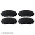 089-1744 by BECK ARNLEY - PREMIUM BRAND BRAKE PADS