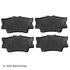 089-1756 by BECK ARNLEY - PREMIUM BRAND BRAKE PADS