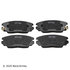 089-1772 by BECK ARNLEY - PREMIUM BRAND BRAKE PADS