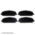 089-1833 by BECK ARNLEY - PREMIUM BRAND BRAKE PADS