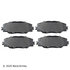 089-1790 by BECK ARNLEY - PREMIUM BRAND BRAKE PADS