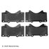 089-1791 by BECK ARNLEY - PREMIUM BRAND BRAKE PADS