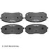 089-1784 by BECK ARNLEY - PREMIUM BRAND BRAKE PADS