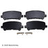 089-1817 by BECK ARNLEY - PREMIUM BRAND BRAKE PADS