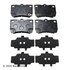 089-1807 by BECK ARNLEY - PREMIUM BRAND BRAKE PADS