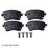 089-1861 by BECK ARNLEY - PREMIUM BRAND BRAKE PADS