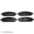 089-1888 by BECK ARNLEY - PREMIUM BRAND BRAKE PADS