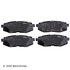 089-1870 by BECK ARNLEY - PREMIUM BRAND BRAKE PADS