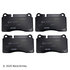 089-1891 by BECK ARNLEY - PREMIUM BRAND BRAKE PADS