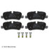 089-1892 by BECK ARNLEY - PREMIUM BRAND BRAKE PADS