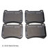 089-1911 by BECK ARNLEY - PREMIUM BRAND BRAKE PADS