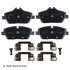 089-1917 by BECK ARNLEY - PREMIUM BRAND BRAKE PADS