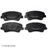 089-1950 by BECK ARNLEY - PREMIUM BRAND BRAKE PADS