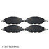 089-1966 by BECK ARNLEY - PREMIUM BRAND BRAKE PADS