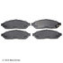 089-1968 by BECK ARNLEY - PREMIUM BRAND BRAKE PADS