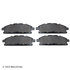 089-1967 by BECK ARNLEY - PREMIUM BRAND BRAKE PADS