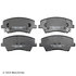 089-2072 by BECK ARNLEY - PREMIUM BRAND BRAKE PADS