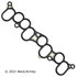 037-6161 by BECK ARNLEY - INT MANIFOLD GASKET SET