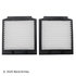 042-2040 by BECK ARNLEY - CABIN AIR FILTER PAIR