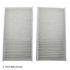 042-2198 by BECK ARNLEY - CABIN AIR FILTER PAIR