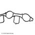 037-6209 by BECK ARNLEY - INT MANIFOLD GASKET SET