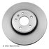 083-3757 by BECK ARNLEY - PREMIUM BRAKE DISC